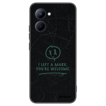 Picasee crna silikonska maskica za Realme C33 (2023) - LEFT A MARK