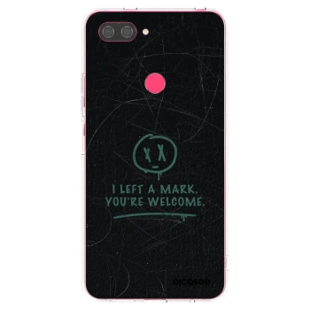 Picasee silikonska prozirna maskica za Xiaomi Mi 8 Lite - LEFT A MARK
