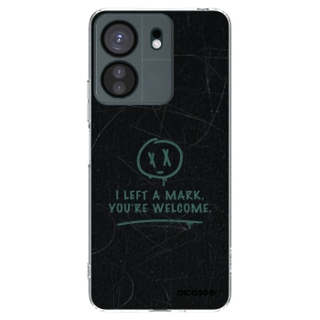 Picasee silikonska prozirna maskica za Xiaomi Redmi 13C 4G - LEFT A MARK