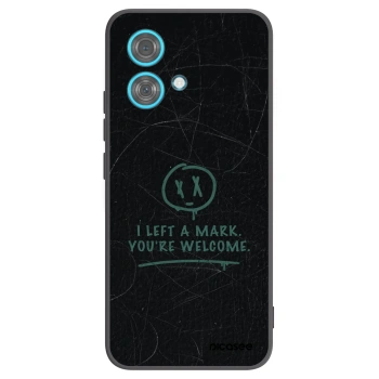 Picasee crna silikonska maskica za Motorola Edge 40 Neo - LEFT A MARK