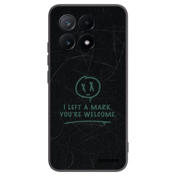 Picasee crna silikonska maskica za Xiaomi Poco X6 Pro - LEFT A MARK