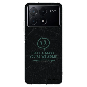 Picasee silikonska prozirna maskica za Xiaomi Poco X6 Pro - LEFT A MARK