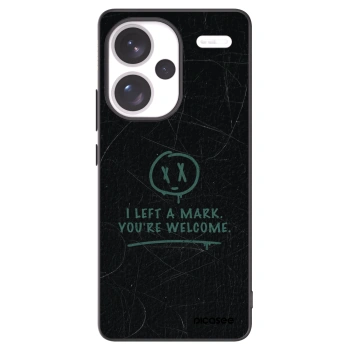 Picasee crna silikonska maskica za Xiaomi Redmi Note 13 Pro+ 5G - LEFT A MARK