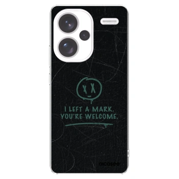 Picasee silikonska prozirna maskica za Xiaomi Redmi Note 13 Pro+ 5G - LEFT A MARK