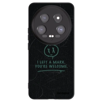 Picasee crna silikonska maskica za Xiaomi 14 Ultra - LEFT A MARK