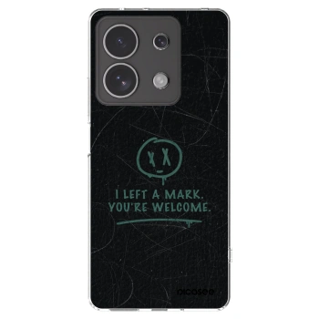 Picasee silikonska prozirna maskica za Xiaomi Redmi Note 13 4G - LEFT A MARK