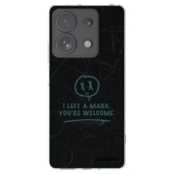 Picasee silikonska prozirna maskica za Xiaomi Redmi Note 13 Pro 4G - LEFT A MARK