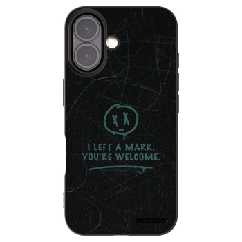 Picasee crna silikonska maskica za Apple iPhone 16 - LEFT A MARK