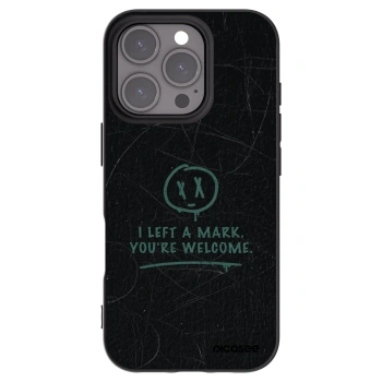 Picasee crna silikonska maskica za Apple iPhone 16 Pro - LEFT A MARK