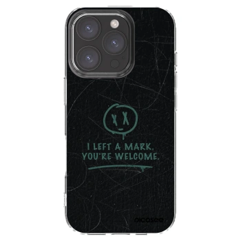 Picasee silikonska prozirna maskica za Apple iPhone 16 Pro - LEFT A MARK