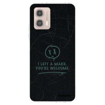 Picasee silikonska prozirna maskica za Motorola Moto G53 5G - LEFT A MARK