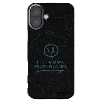 Picasee silikonska prozirna maskica za Apple iPhone 16 Plus - LEFT A MARK
