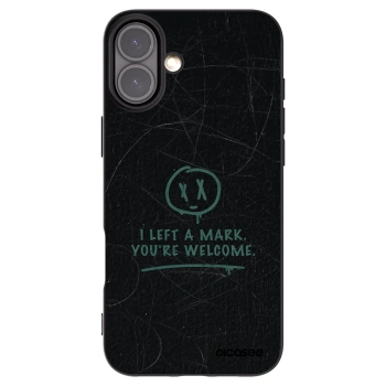 Picasee crna silikonska maskica za Apple iPhone 16 Plus - LEFT A MARK