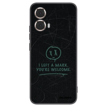 Picasee crna silikonska maskica za Motorola Moto G85 - LEFT A MARK