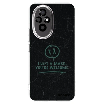 Picasee silikonska prozirna maskica za Honor 200 Pro 5G - LEFT A MARK