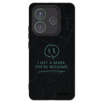 Picasee crna silikonska maskica za Xiaomi Redmi Note 14 5G - LEFT A MARK