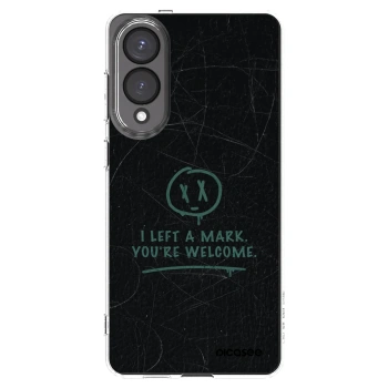 Picasee silikonska prozirna maskica za Samsung Galaxy S25 Edge 5G - LEFT A MARK