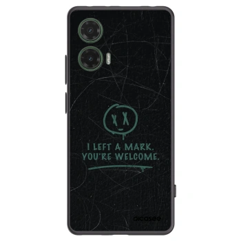 Picasee crna silikonska maskica za Motorola Moto G35 5G - LEFT A MARK