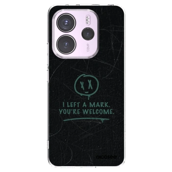 Picasee silikonska prozirna maskica za Xiaomi Redmi Note 14 4G - LEFT A MARK