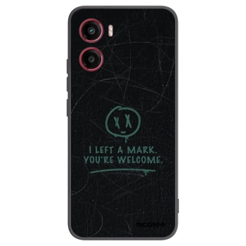 Picasee crna silikonska maskica za Motorola Moto G05 - LEFT A MARK