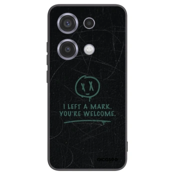 Picasee crna silikonska maskica za Xiaomi Redmi Note 14S - LEFT A MARK