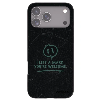 Picasee crna silikonska maskica za Apple iPhone 17 Pro Max - LEFT A MARK