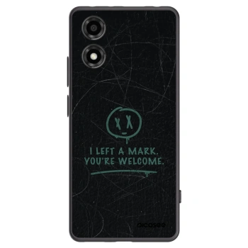 Picasee crna silikonska maskica za Motorola Moto E14 - LEFT A MARK