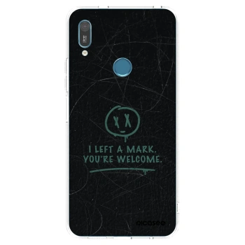 Picasee silikonska prozirna maskica za Huawei Y6 2019 - LEFT A MARK
