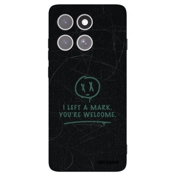 Picasee crna silikonska maskica za Motorola Edge 60 Pro - LEFT A MARK