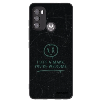 Picasee crna silikonska maskica za Motorola Edge 60 5G - LEFT A MARK