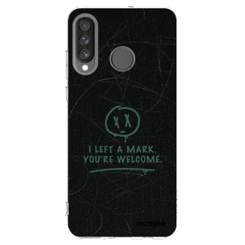 Picasee silikonska prozirna maskica za Huawei P30 Lite - LEFT A MARK