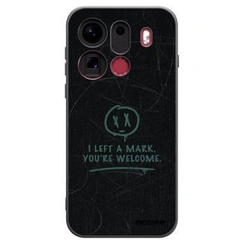 Picasee crna silikonska maskica za OPPO Find X9 Pro - LEFT A MARK