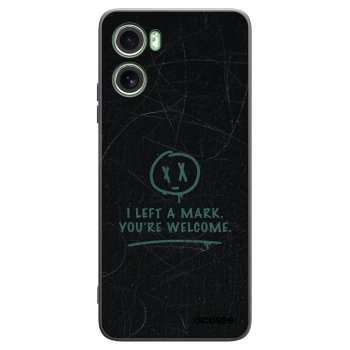Picasee crna silikonska maskica za Motorola Moto G06 - LEFT A MARK