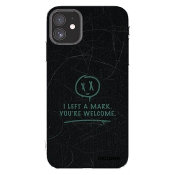 Picasee silikonska prozirna maskica za Apple iPhone 11 - LEFT A MARK