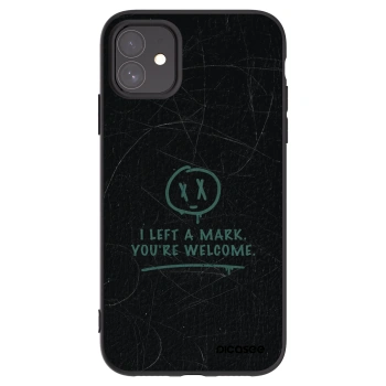 Picasee crna silikonska maskica za Apple iPhone 11 - LEFT A MARK