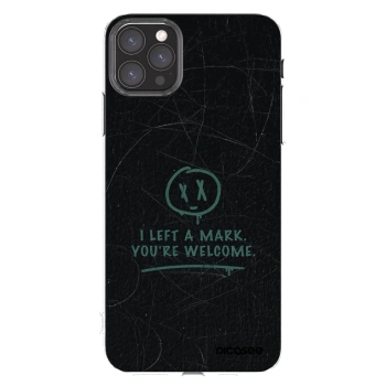 Picasee silikonska prozirna maskica za Apple iPhone 11 Pro Max - LEFT A MARK