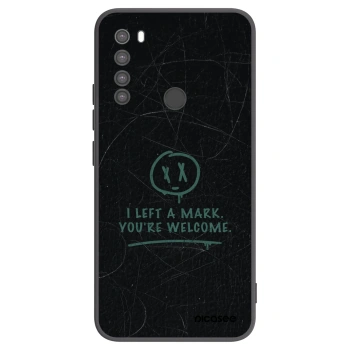 Picasee crna silikonska maskica za Xiaomi Redmi Note 8 - LEFT A MARK