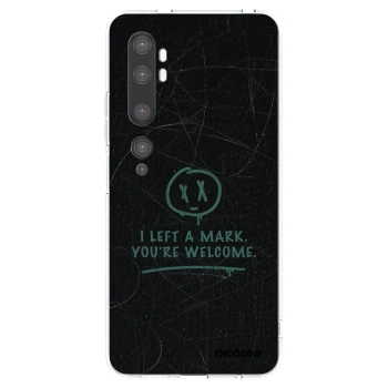 Picasee silikonska prozirna maskica za Xiaomi Mi Note 10 (Pro) - LEFT A MARK