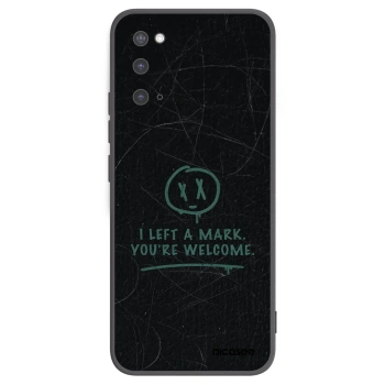 Picasee crna silikonska maskica za Samsung Galaxy S20 G980F - LEFT A MARK