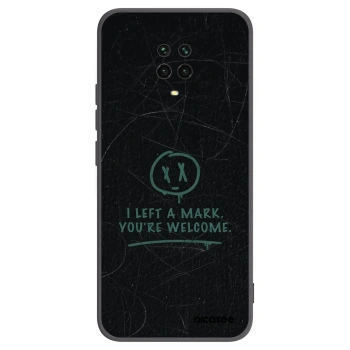 Picasee crna silikonska maskica za Xiaomi Redmi Note 9 Pro - LEFT A MARK