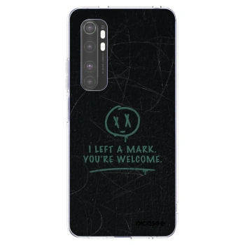 Picasee silikonska prozirna maskica za Xiaomi Mi Note 10 Lite - LEFT A MARK
