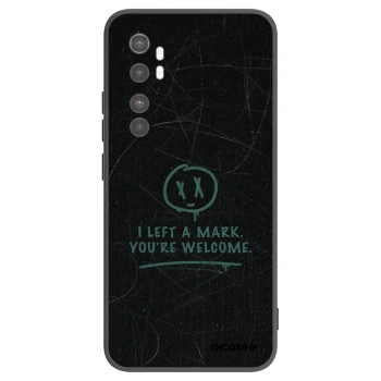 Picasee crna silikonska maskica za Xiaomi Mi Note 10 Lite - LEFT A MARK
