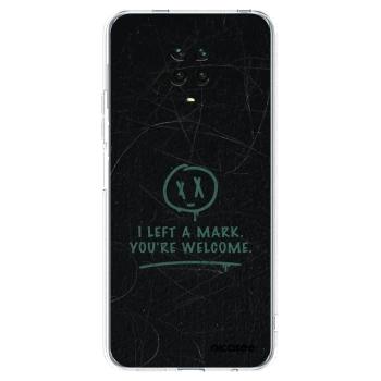 Picasee silikonska prozirna maskica za Xiaomi Redmi Note 9S - LEFT A MARK