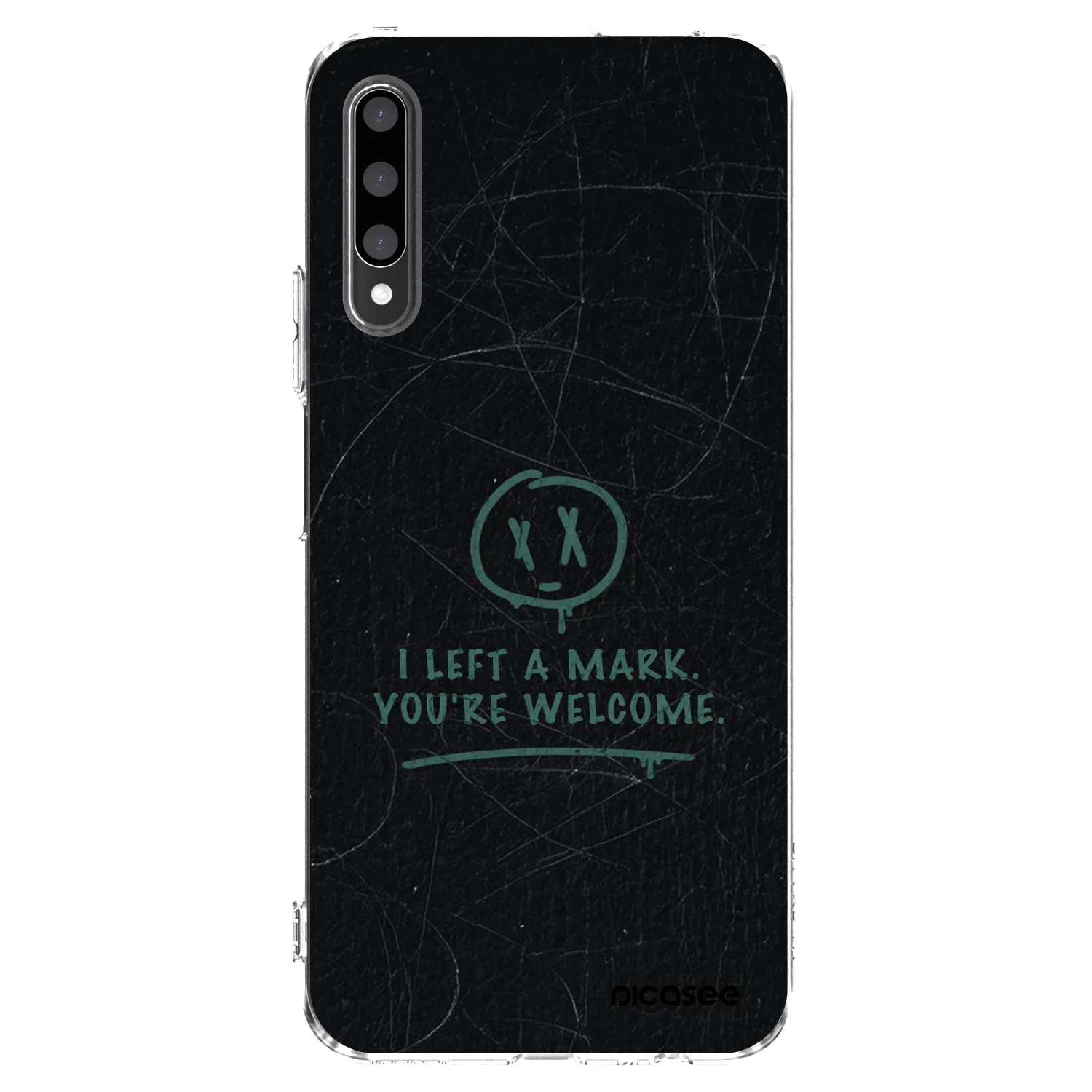 Picasee silikonska prozirna maskica za Honor 9X Pro - LEFT A MARK