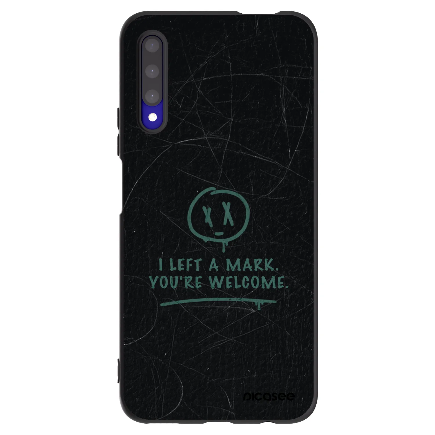 Picasee crna silikonska maskica za Honor 9X Pro - LEFT A MARK