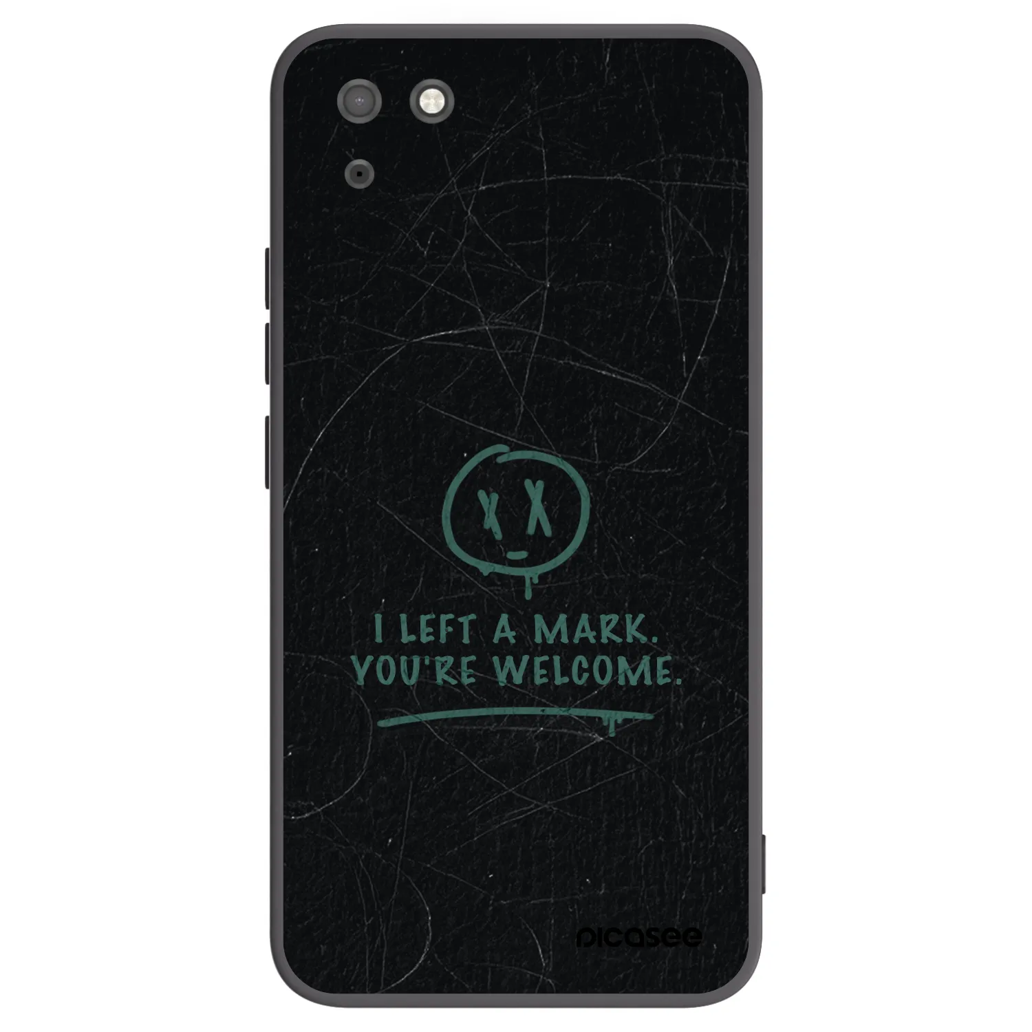 Picasee crna silikonska maskica za Huawei Y5P - LEFT A MARK