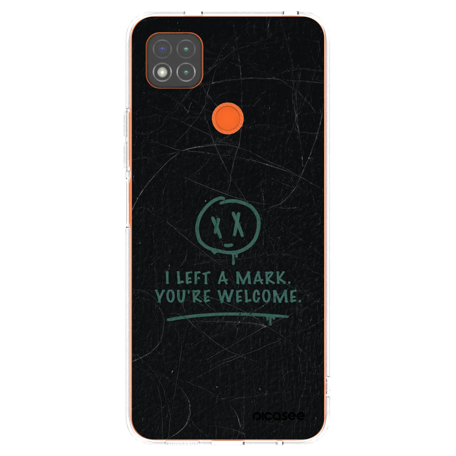 Picasee silikonska prozirna maskica za Xiaomi Redmi 9C - LEFT A MARK
