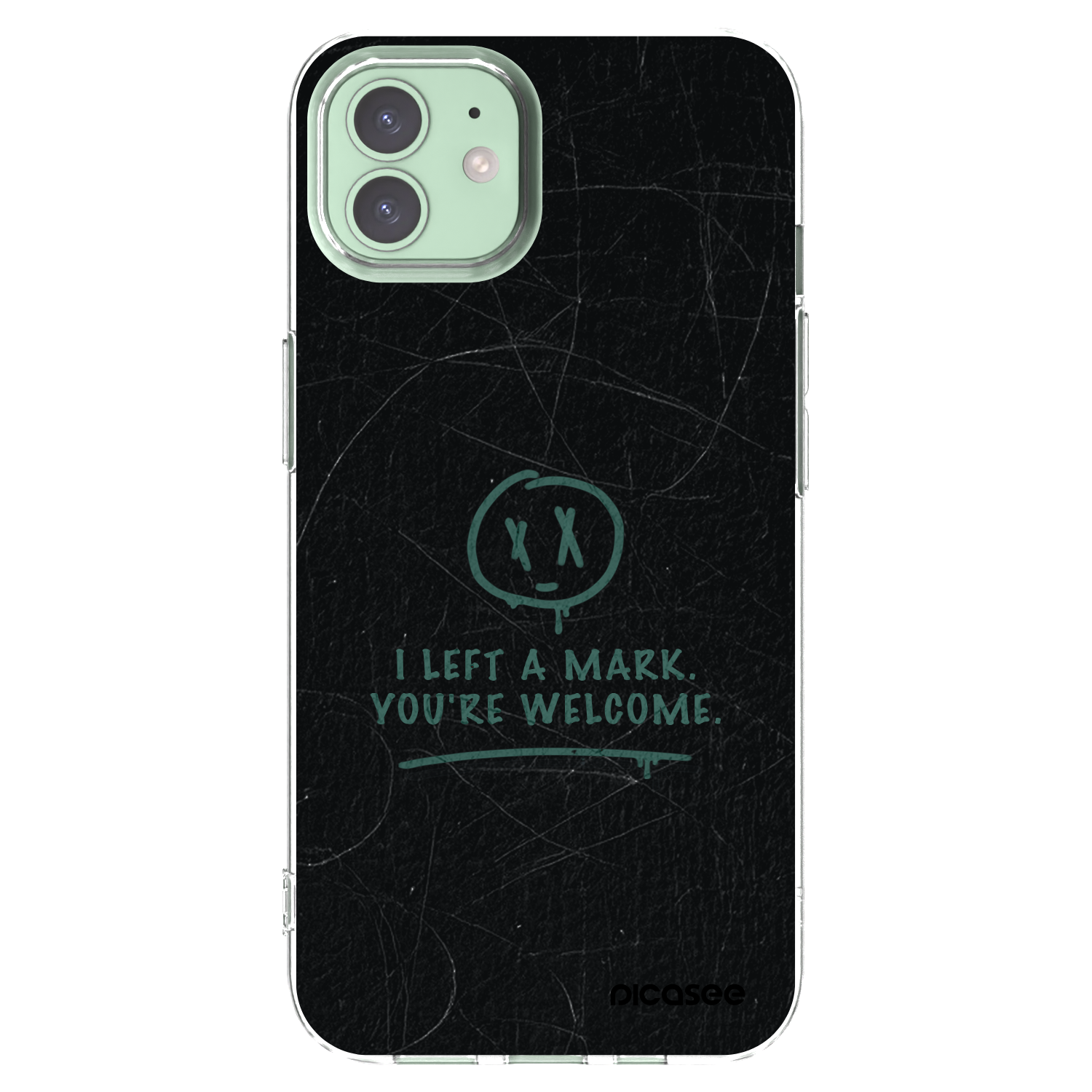 Picasee silikonska prozirna maskica za Apple iPhone 12 - LEFT A MARK