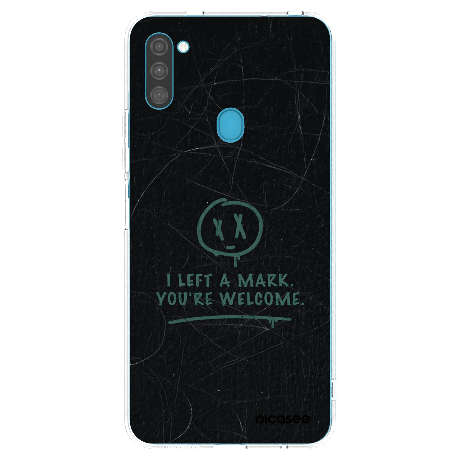 Picasee silikonska prozirna maskica za Samsung Galaxy M11 - LEFT A MARK