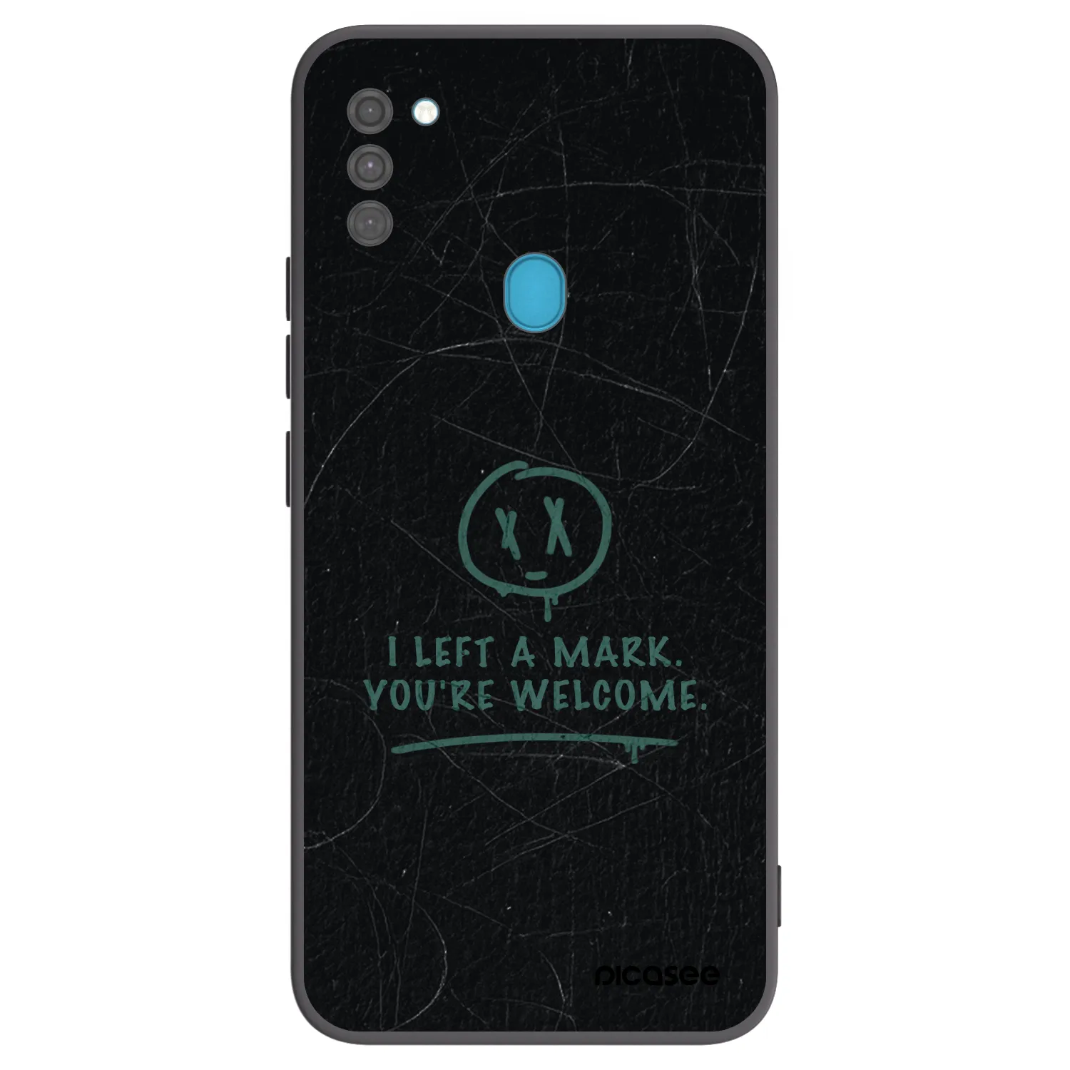 Picasee crna silikonska maskica za Samsung Galaxy M11 - LEFT A MARK